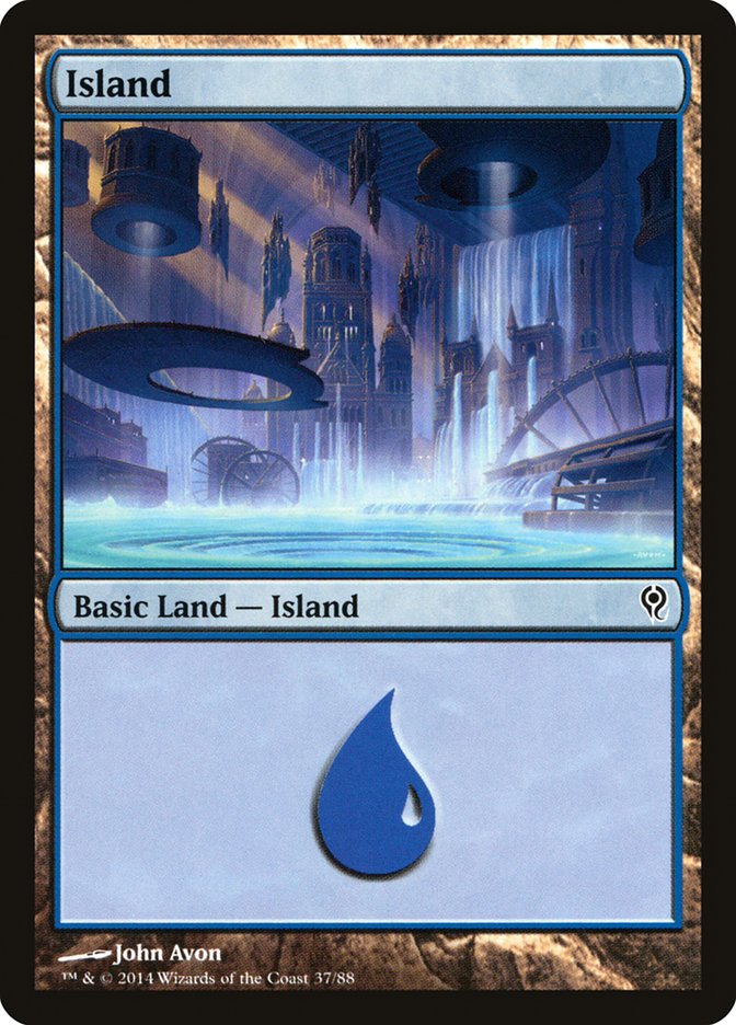 Island (37) [Duel Decks: Jace vs. Vraska] | Good Games Modbury