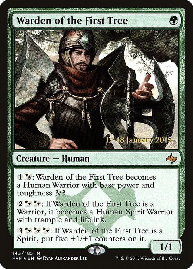 Warden of the First Tree 143s/43 (Prerelease Cards)  - Foil | Good Games Modbury