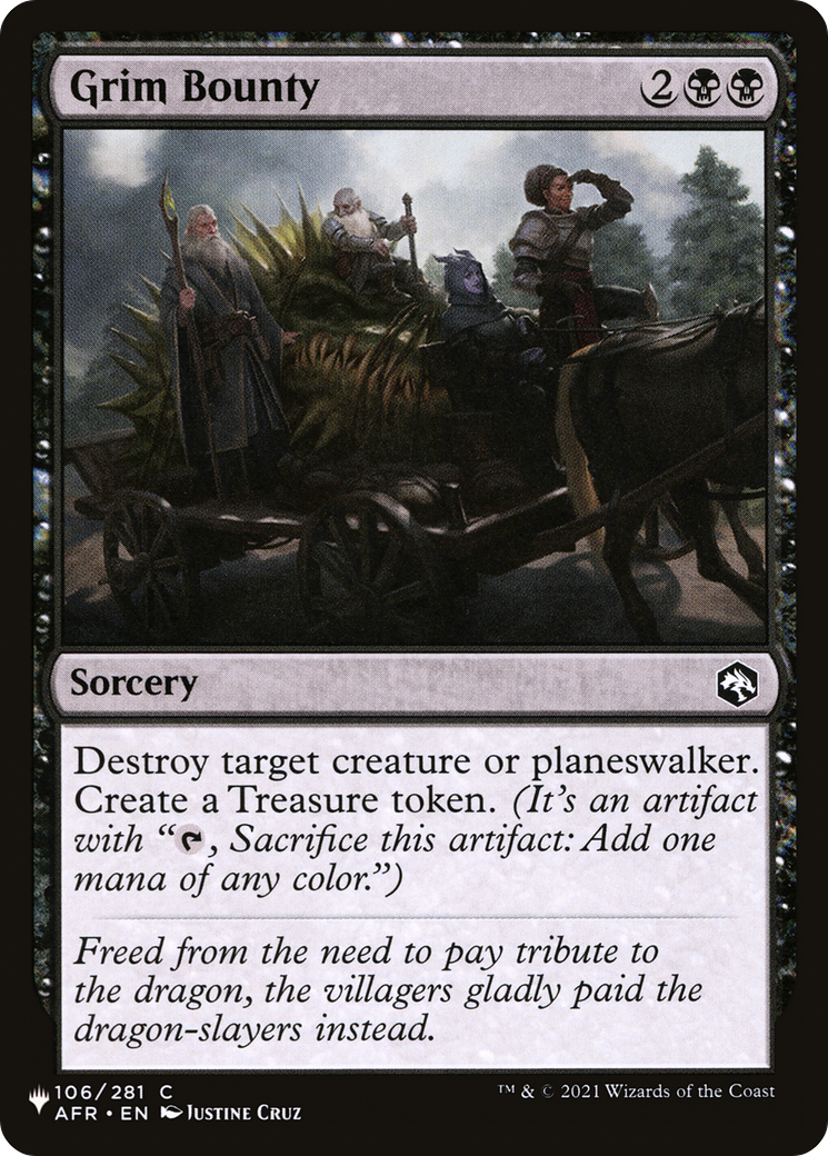 Grim Bounty [The List Reprints] | Good Games Modbury