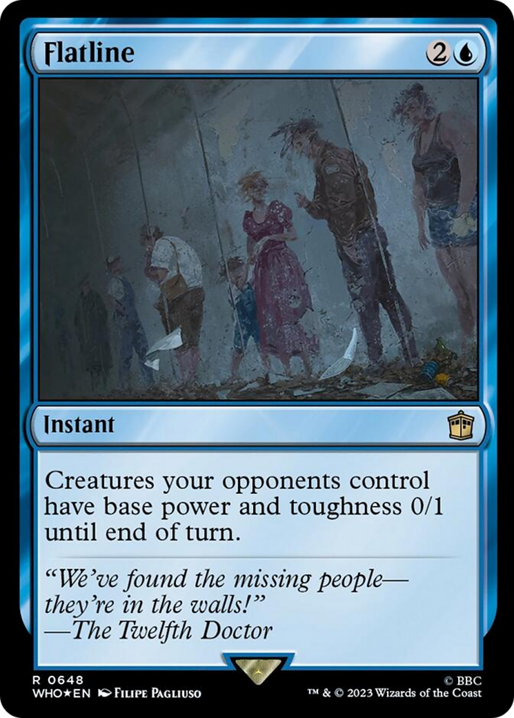 Flatline (Surge Foil) [Doctor Who] | Good Games Modbury