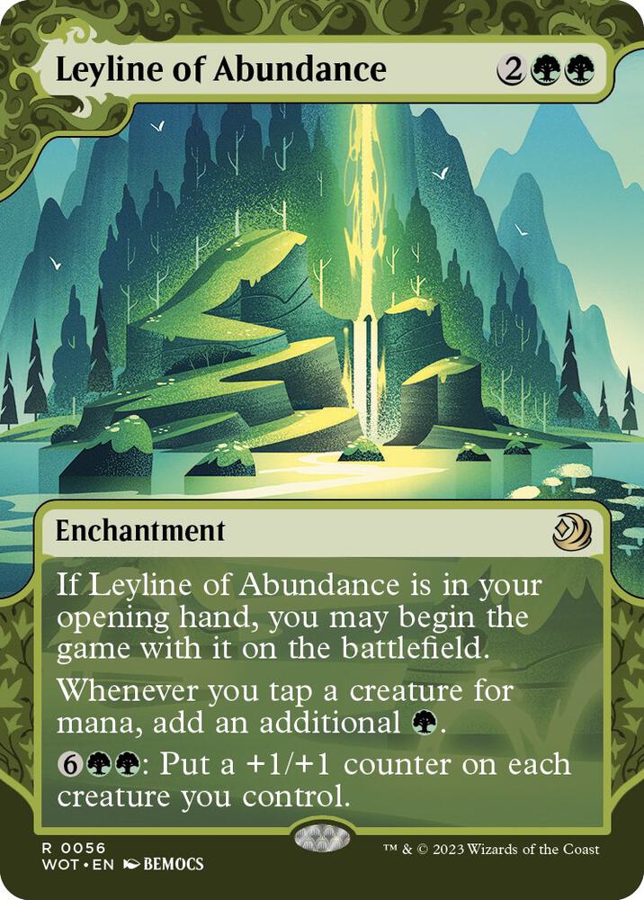 Leyline of Abundance 56/63 (Wilds of Eldraine: Enchanting Tales)  - Showcase | Good Games Modbury