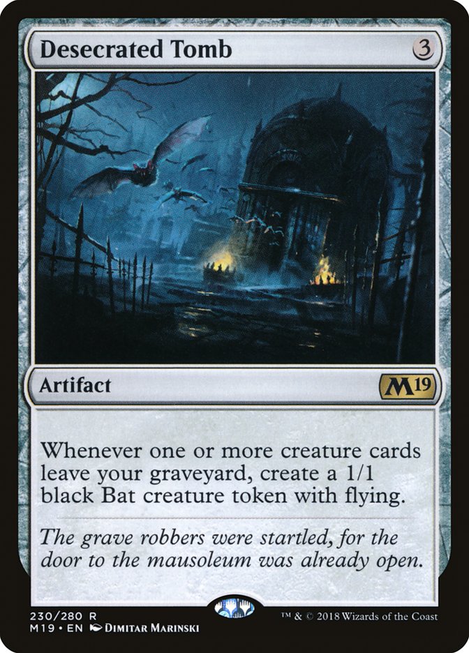 Desecrated Tomb 230 (Core Set 2019)  | Good Games Modbury