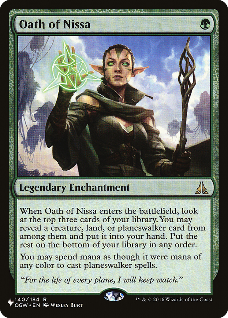 Oath of Nissa [The List Reprints] | Good Games Modbury
