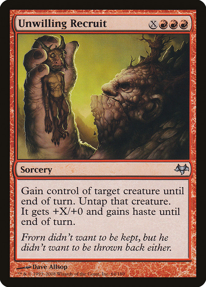 Unwilling Recruit 64/180 (Eventide)  - Foil | Good Games Modbury