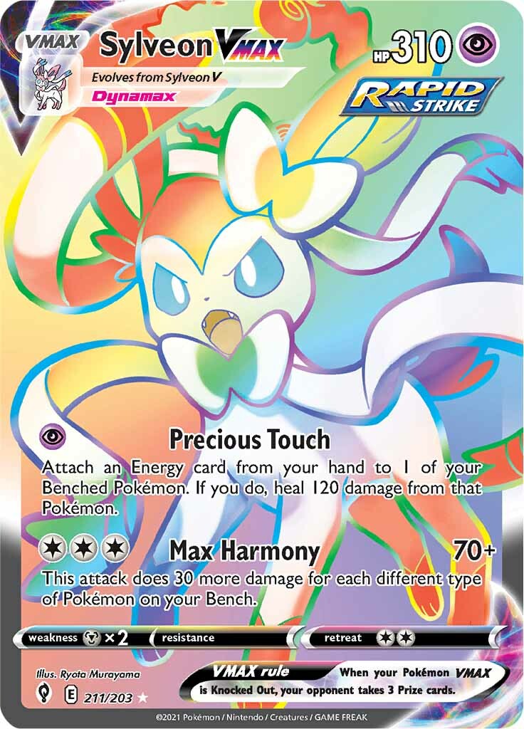 Sylveon VMAX (211/203) [Sword & Shield: Evolving Skies] | Good Games Modbury