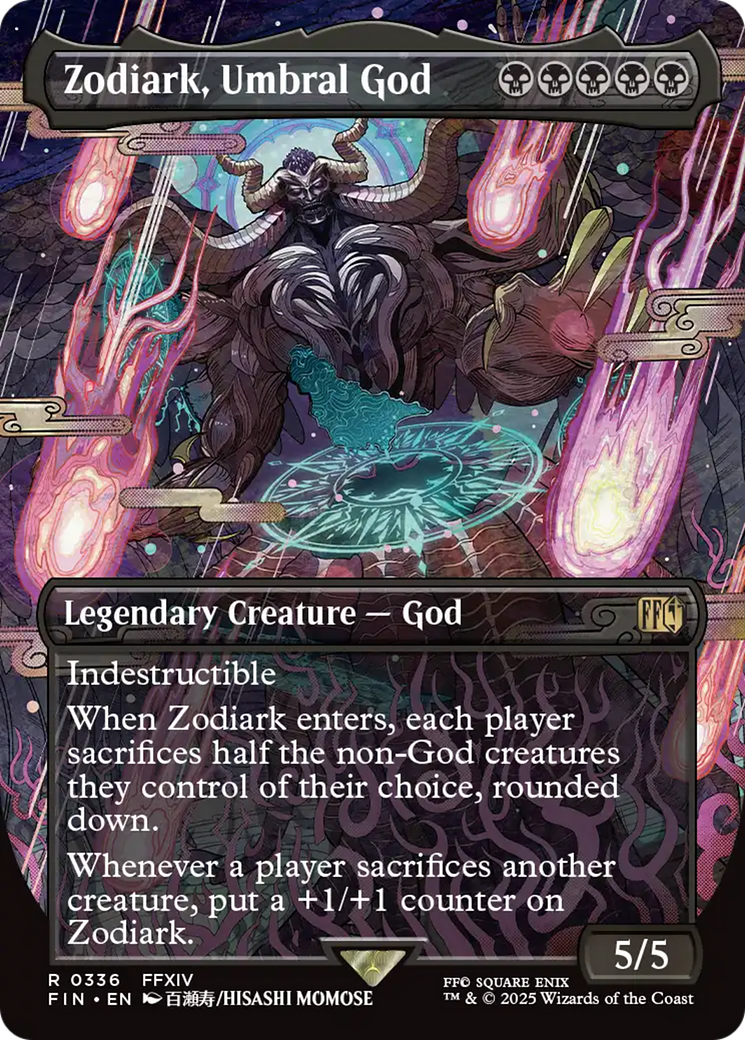Zodiark, Umbral God (Borderless) [FINAL FANTASY] | Good Games Modbury
