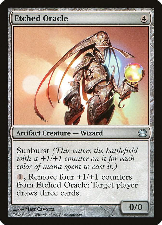 Etched Oracle 206 (Modern Masters)  - Foil | Good Games Modbury