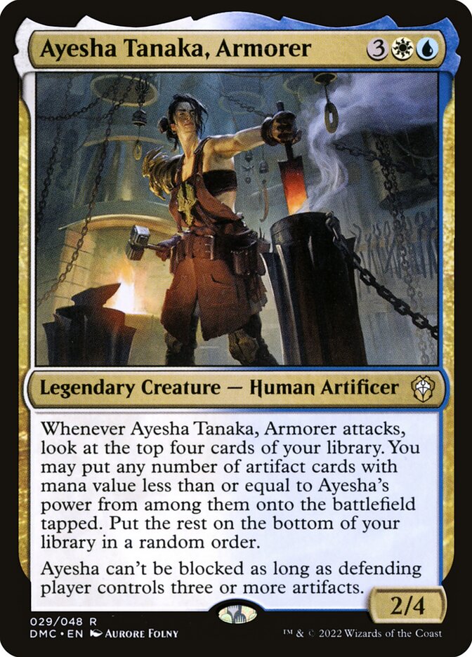 Ayesha Tanaka, Armorer 29 (Commander: Dominaria United)  - Foil | Good Games Modbury