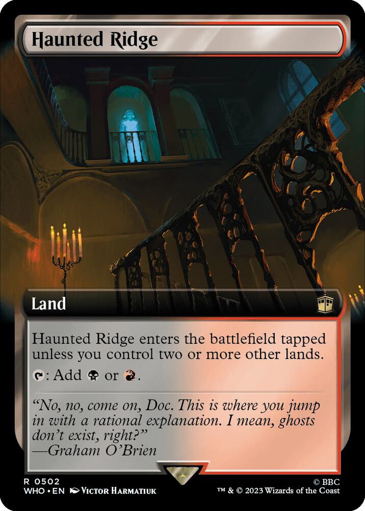 Haunted Ridge 502/331 (Universes Beyond: Doctor Who)  - Extended Art | Good Games Modbury