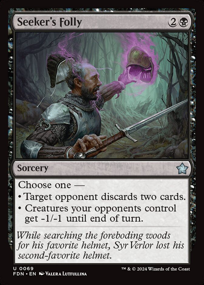 Seeker's Folly 69/291 (Foundations)  - Foil | Good Games Modbury