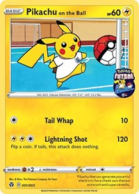 Pikachu on the Ball (001/005) [Miscellaneous Cards & Products] | Good Games Modbury