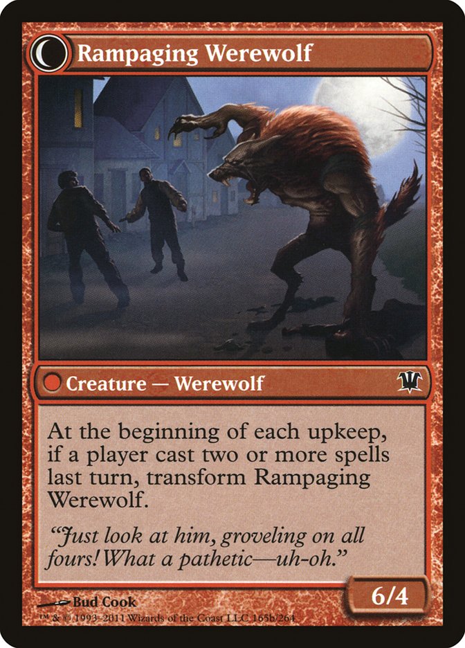 Tormented Pariah // Rampaging Werewolf [Innistrad] | Good Games Modbury