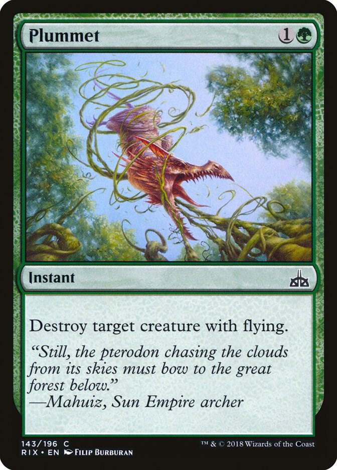 Plummet 143/196 (Rivals of Ixalan)  | Good Games Modbury