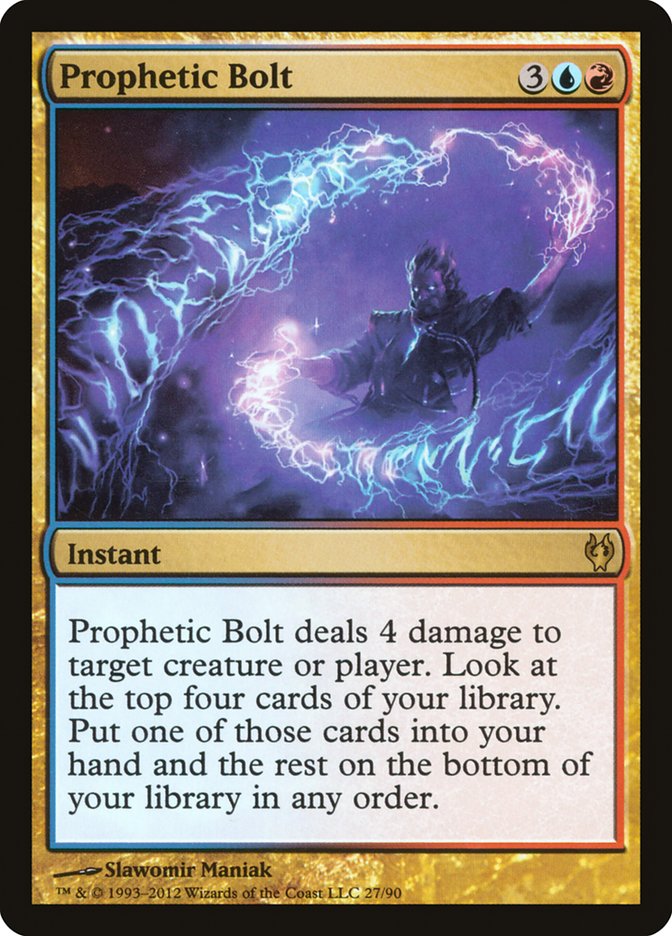 Prophetic Bolt [Duel Decks: Izzet vs. Golgari] | Good Games Modbury