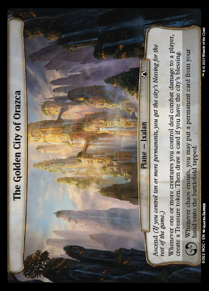 The Golden City of Orazca 52/79 (Planechase: March of the Machine)  | Good Games Modbury