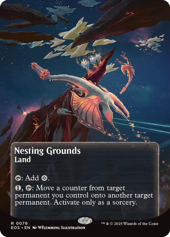 Nesting Grounds  76/45 (Edge of Eternities: Stellar Sights)  - Borderless | Good Games Modbury