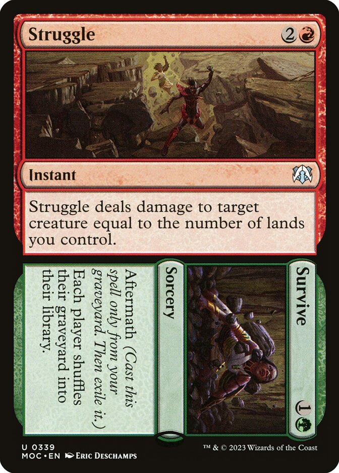 Struggle // Survive 339/444 (Commander: March of the Machine)  | Good Games Modbury