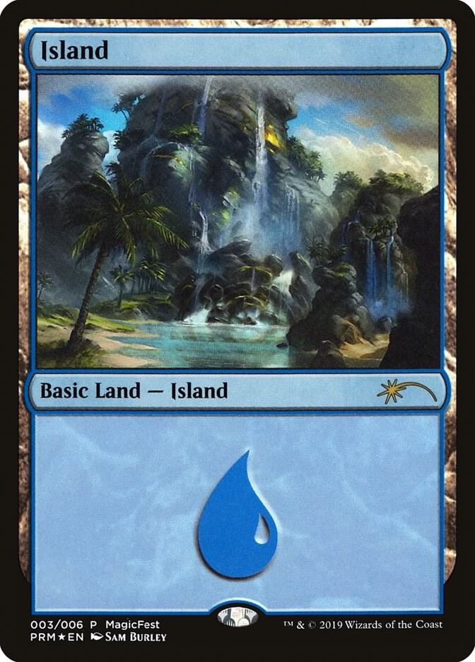 Island 3/6 (MagicFest Cards)  - Foil | Good Games Modbury