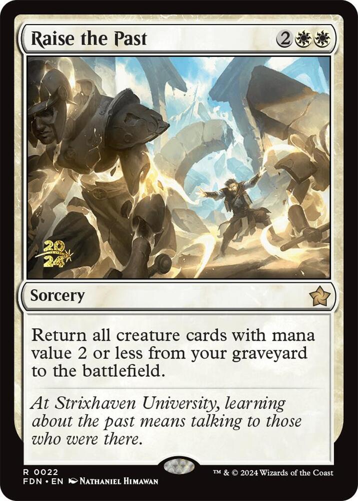 Raise the Past 22s/101 (Prerelease Cards)  - Foil | Good Games Modbury