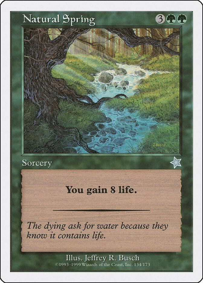 Natural Spring 134/173 (Starter 1999)  | Good Games Modbury