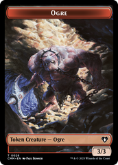 Treasure // Ogre Double-Sided Token [Commander Masters Tokens] | Good Games Modbury