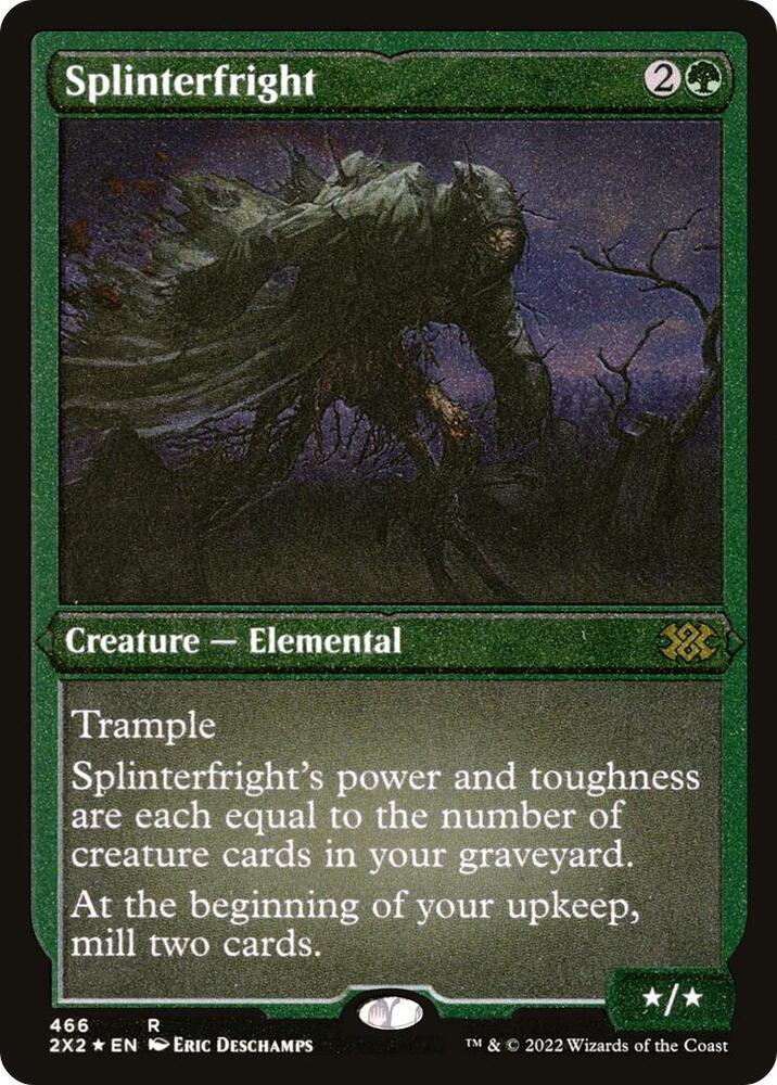 Splinterfright Foil Etched 466 (Double Masters 2022)  - Foil | Good Games Modbury