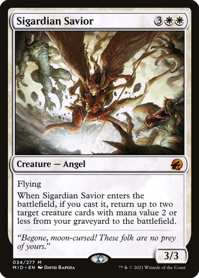 Sigardian Savior 34/277 (Innistrad: Midnight Hunt)  | Good Games Modbury