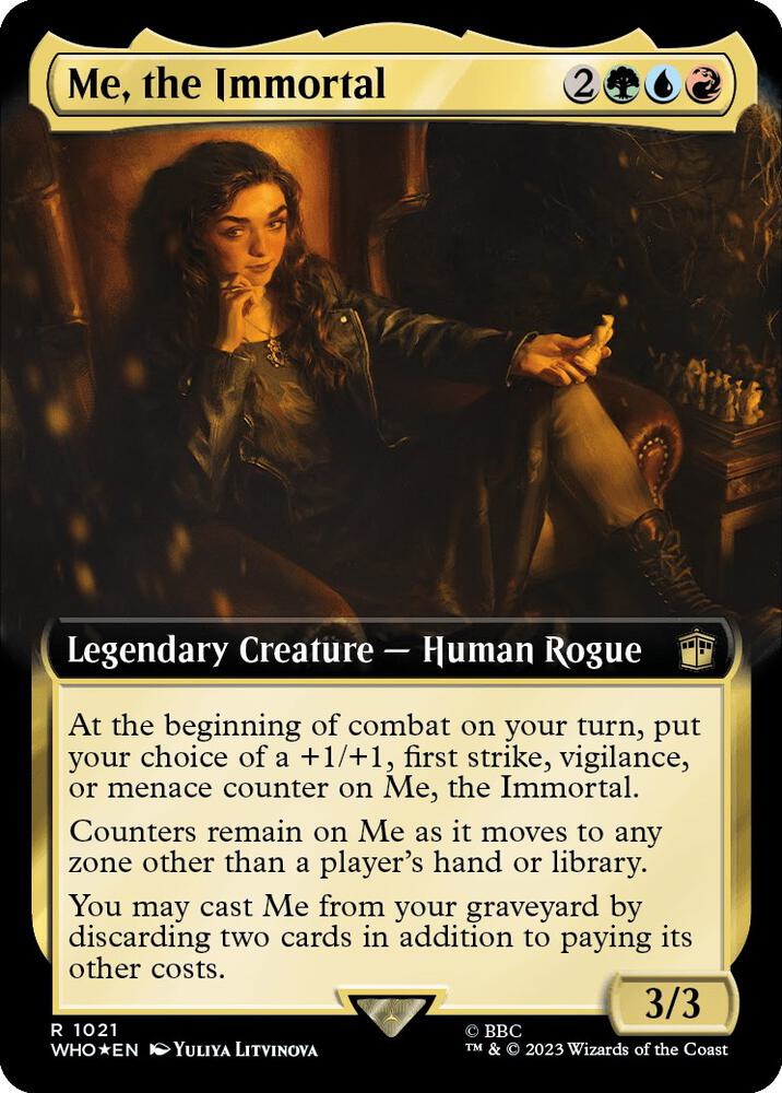 Me, the Immortal 1021/331 (Universes Beyond: Doctor Who)  - Extended Art Surge Foil | Good Games Modbury
