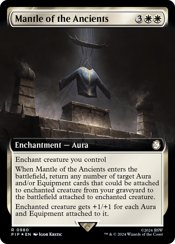 Mantle of the Ancients (Extended Art) (Surge Foil) [Fallout] | Good Games Modbury