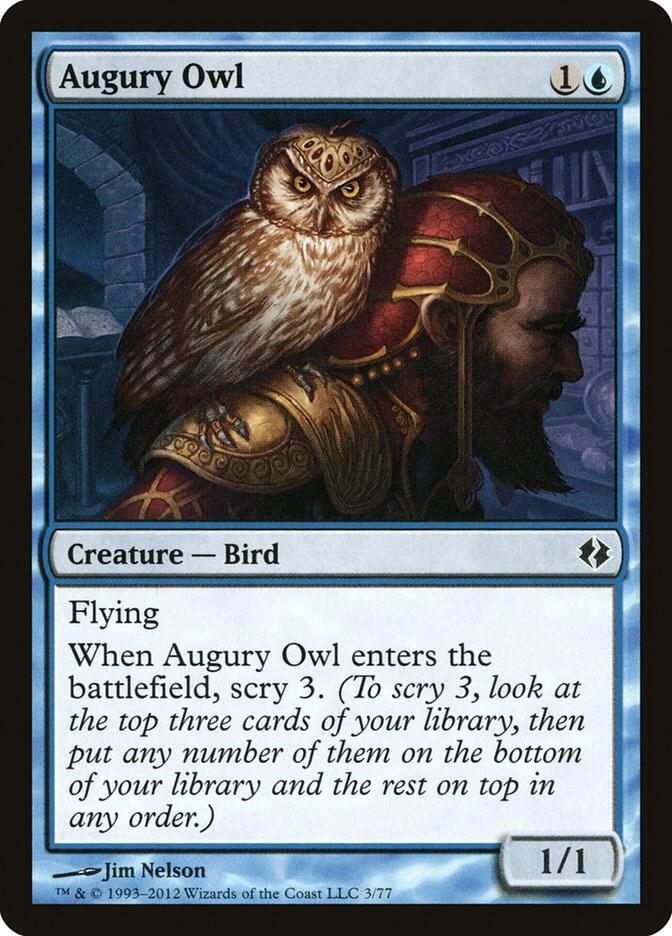 Augury Owl 3/77 (Duel Decks: Venser vs. Koth)  | Good Games Modbury