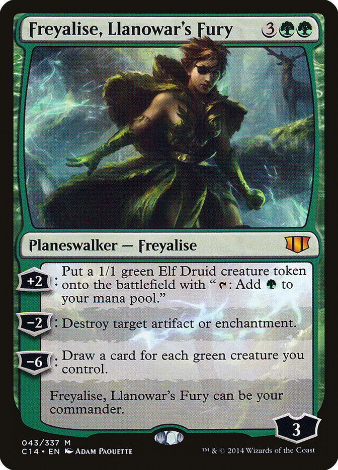 Freyalise, Llanowar's Fury [Commander 2014] | Good Games Modbury