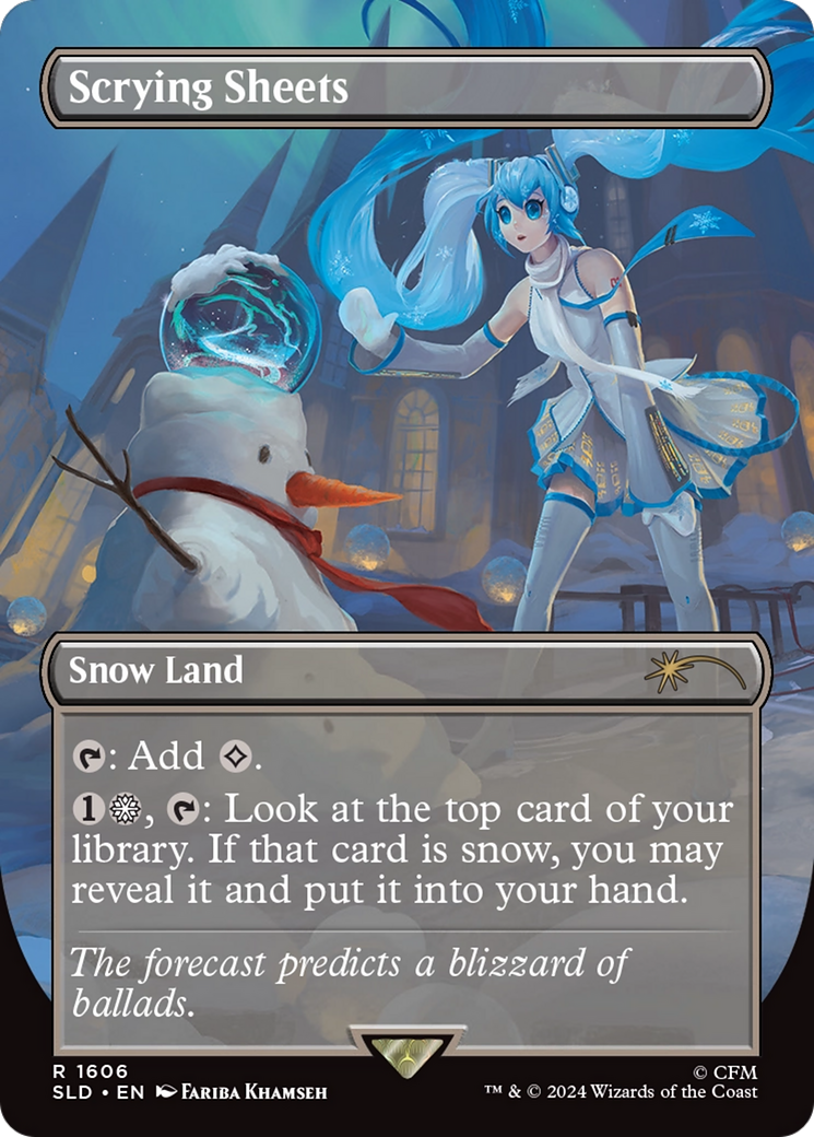 Scrying Sheets (Rainbow Foil) [Secret Lair Drop Series] | Good Games Modbury