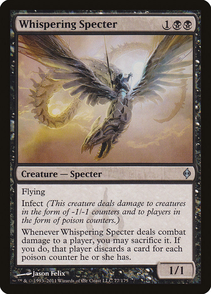 Whispering Specter [New Phyrexia] | Good Games Modbury