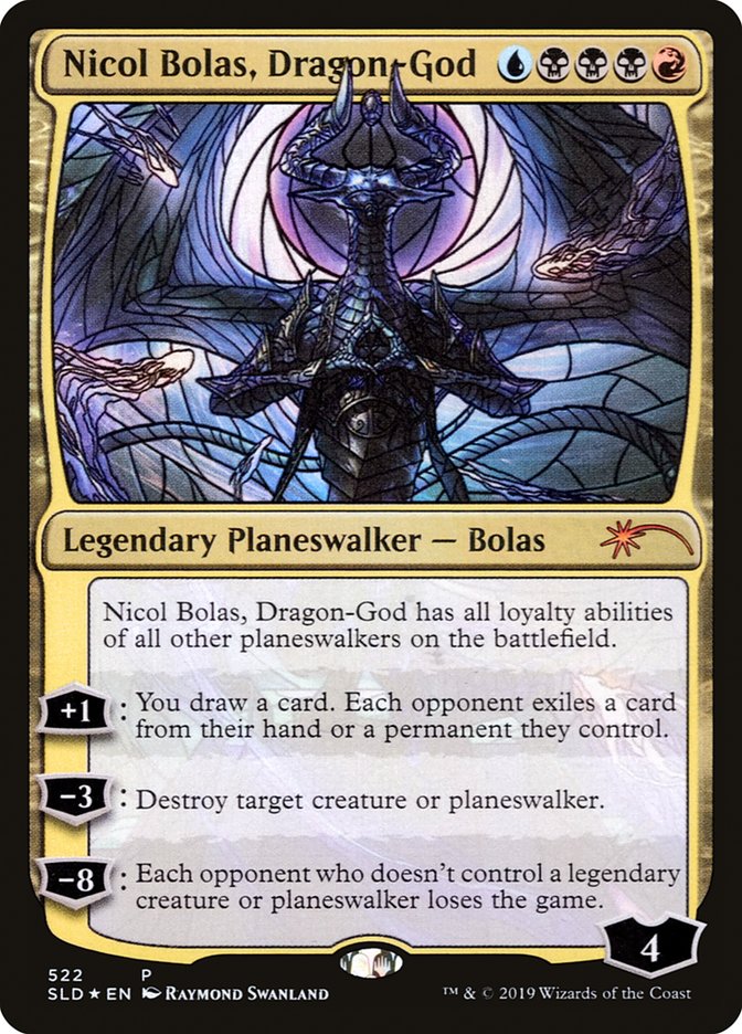 Nicol Bolas, Dragon-God (Stained Glass) [Secret Lair Drop Promos] | Good Games Modbury