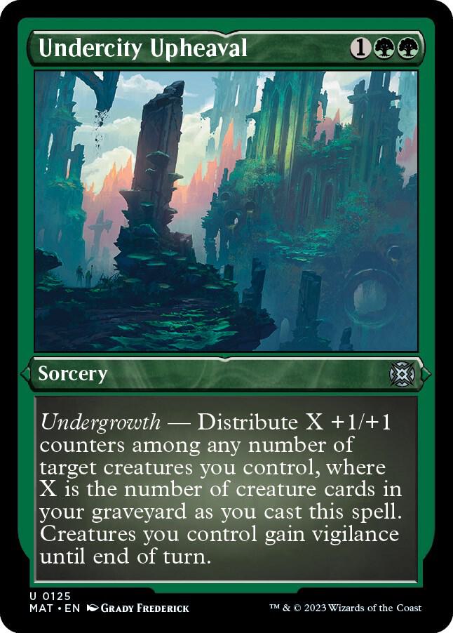 Undercity Upheaval Foil Etched 125 (March of the Machine: The Aftermath)  - Foil | Good Games Modbury