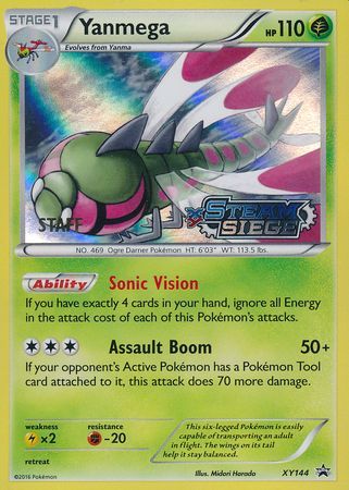 Yanmega (XY144) (Staff) [XY: Black Star Promos] | Good Games Modbury