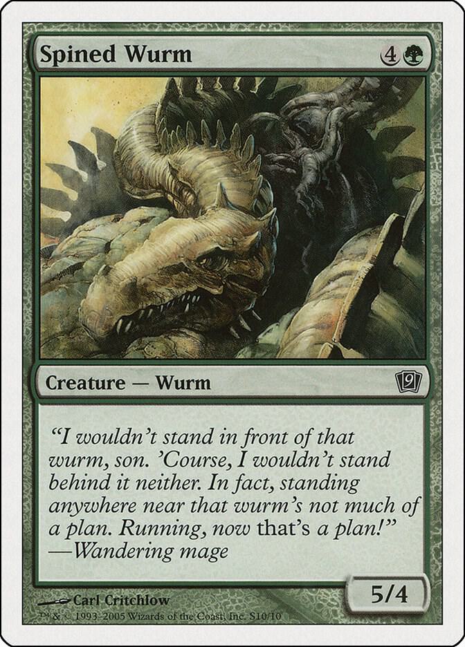 Spined Wurm S10/350 (9th Edition)  | Good Games Modbury