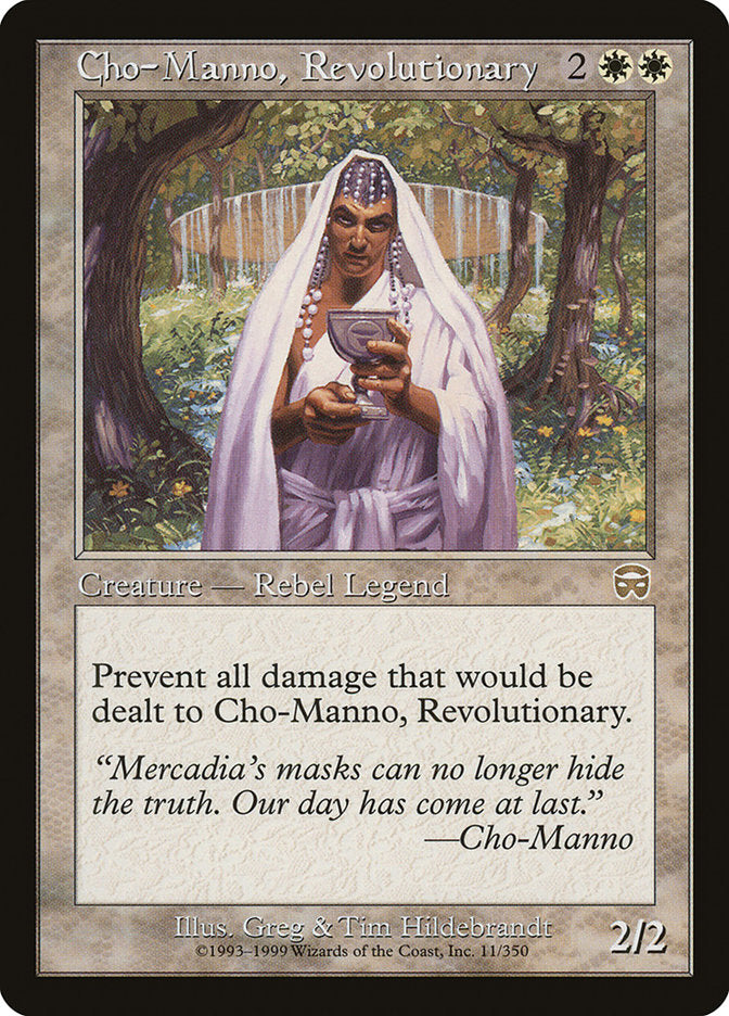 Cho-Manno, Revolutionary [Mercadian Masques] | Good Games Modbury