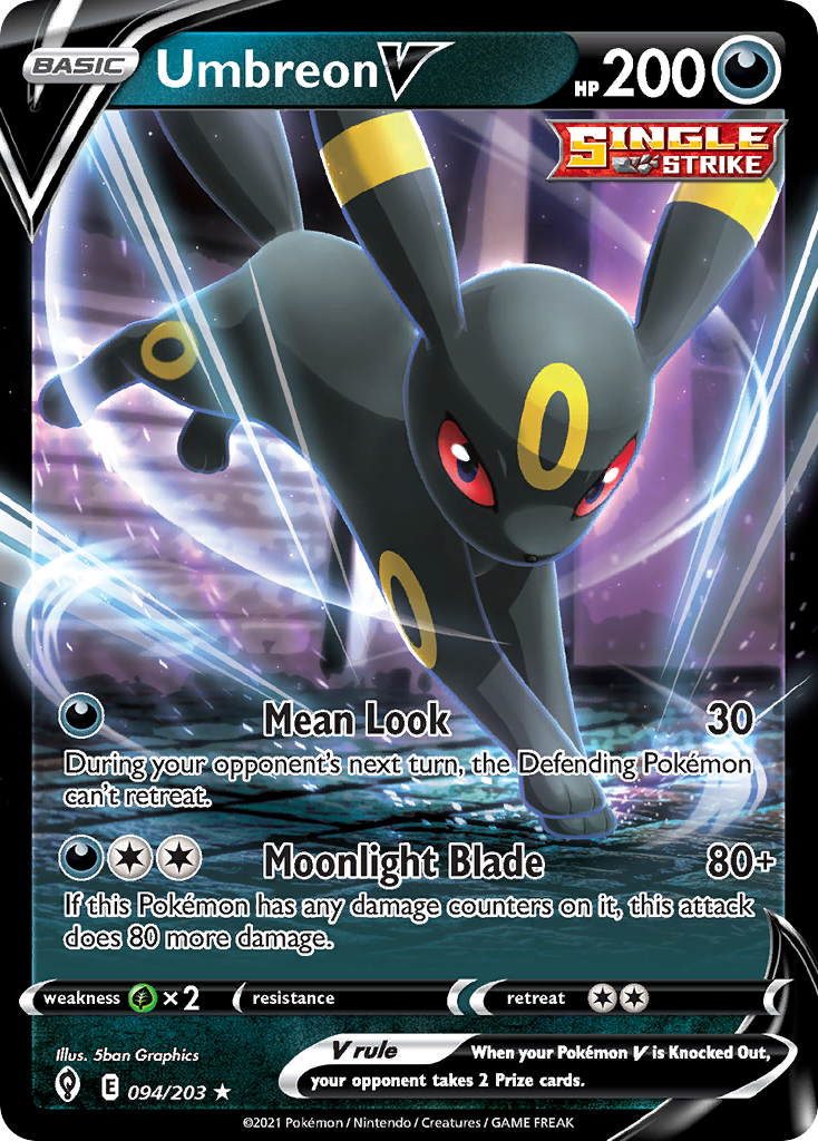 Umbreon V (094/203) (Intro Deck) [Sword & Shield: Evolving Skies] | Good Games Modbury