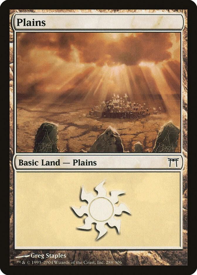 Plains 288/306 (Champions of Kamigawa)  - Foil | Good Games Modbury