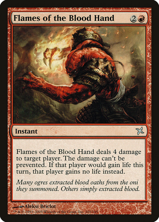 Flames of the Blood Hand 101/165 (Betrayers of Kamigawa)  | Good Games Modbury