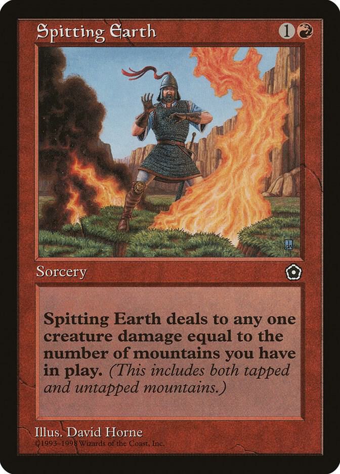 Spitting Earth 116/165 (Portal Second Age)  | Good Games Modbury