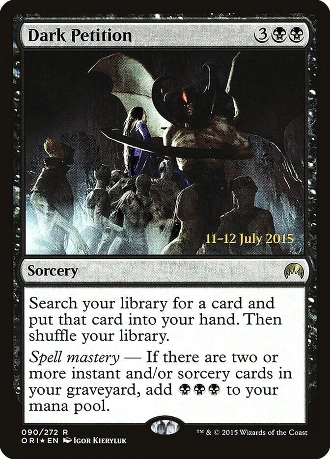 Dark Petition 90s/54 (Prerelease Cards)  - Foil | Good Games Modbury