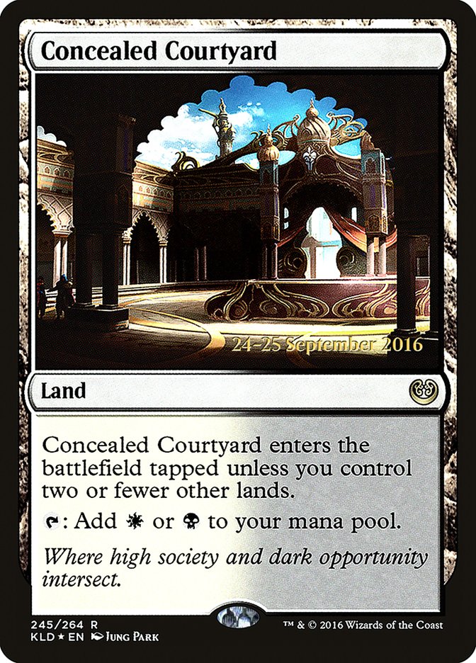 Concealed Courtyard [Kaladesh Prerelease Promos] | Good Games Modbury