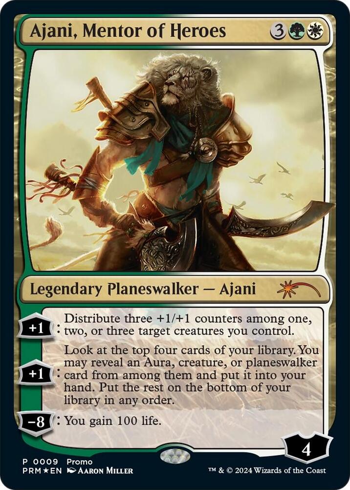 Ajani Mentor of Heroes Deluxe Commander Kit 2024-3/84 (Unique and Miscellaneous Promos)  - Foil | Good Games Modbury