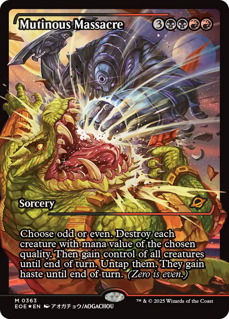 Mutinous Massacre (Showcase) [Edge of Eternities] | Good Games Modbury