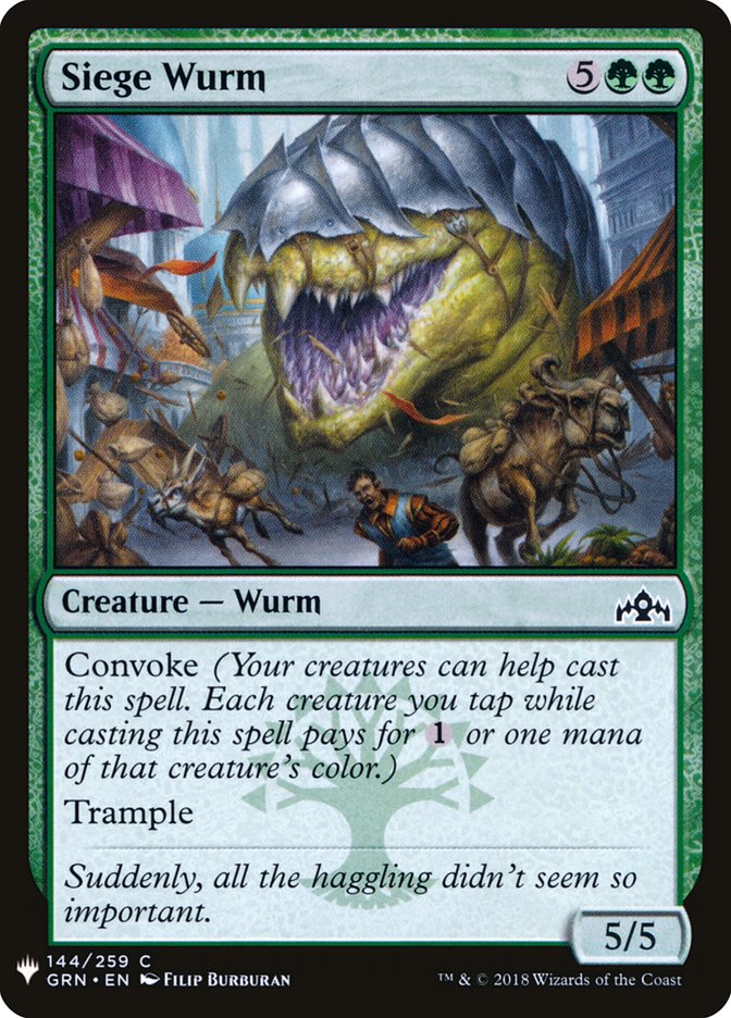 Siege Wurm [Mystery Booster] | Good Games Modbury