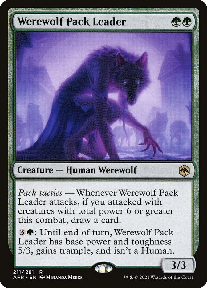 Werewolf Pack Leader 211 (Adventures in the Forgotten Realms)  - Foil | Good Games Modbury