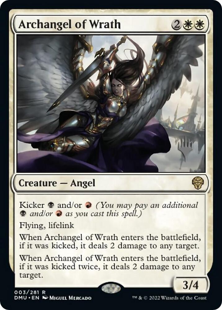 Archangel of Wrath 3p/161 (Promo Pack: Dominaria United)  - Foil | Good Games Modbury
