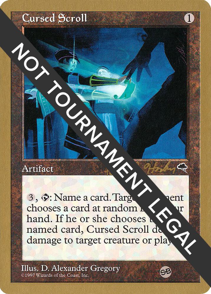 Cursed Scroll 1998 Brian Hacker TMP SB bh281sb/117 (World Championship Decks)  | Good Games Modbury